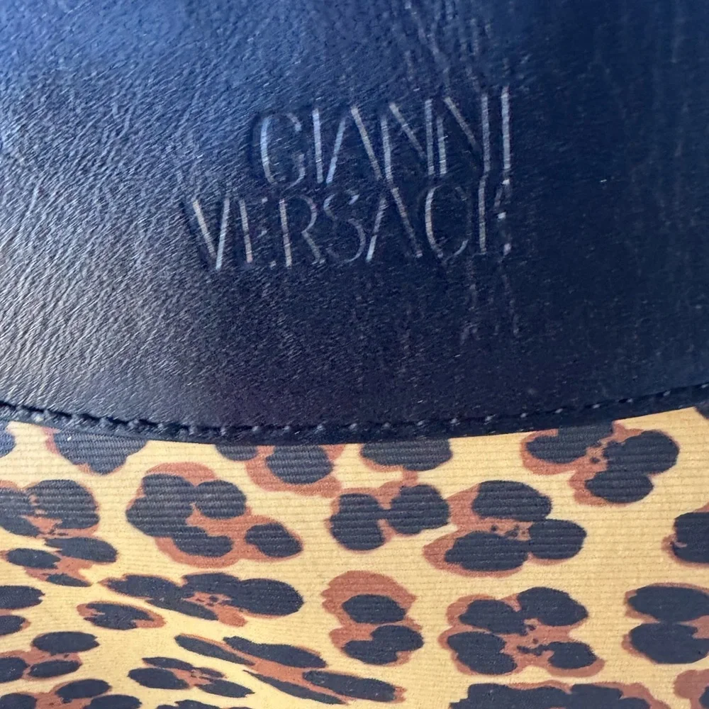 Versace vintage leopard sunburst W/ COA